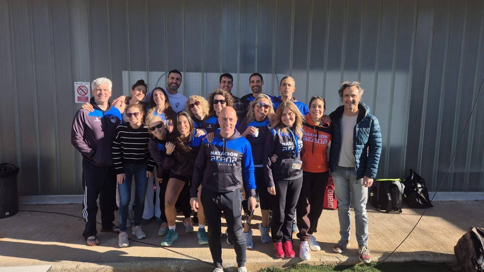 Equipo Arena Alicante en el Campeonato de España másters